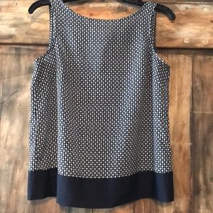 Loft navy sleeveless top